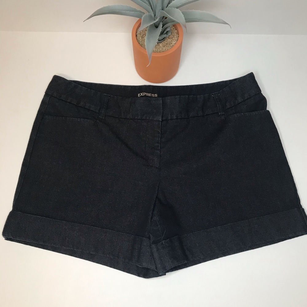 Express High-Rise 69% Cotton Women’s Jean Shorts 8 - Picture 13 of 16